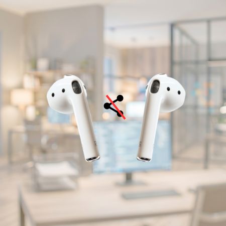 AirPods perdem conexão entre os lados